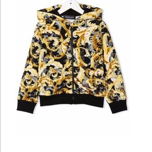 Baroque Versace hooded jacket